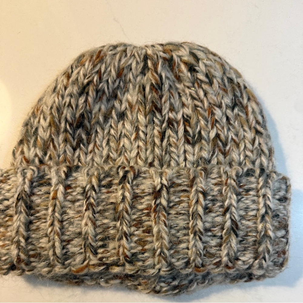 Bettina Liano Multicolor Knit Beanie
